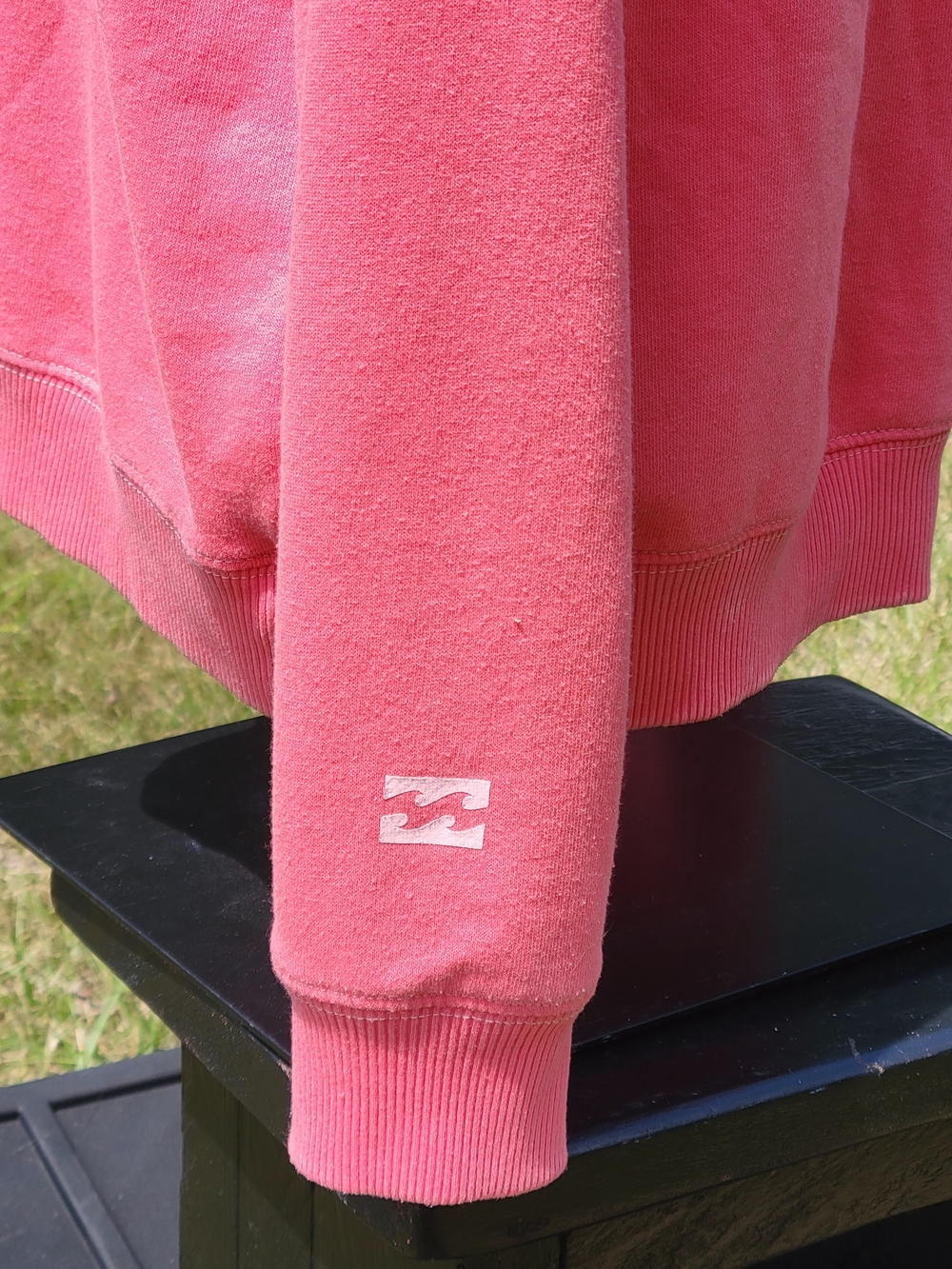 Billabong Coral Pink Crewneck Pullover Size Small - Sunset View - Picture 3 of 5